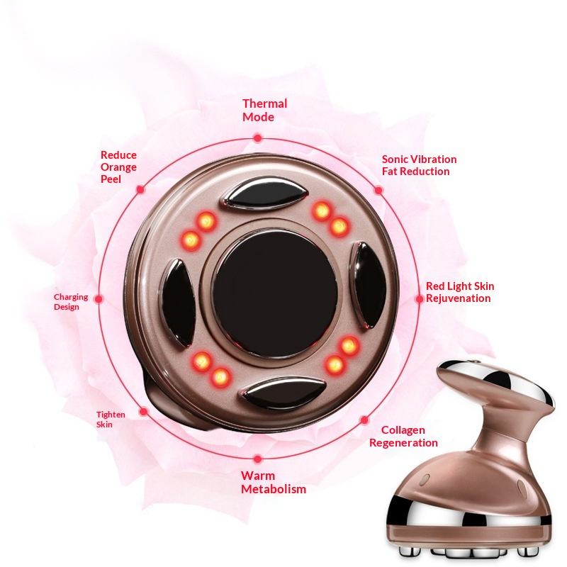 Ultrasonic Body Shaping Device for Home Use – Red Light Skin Rejuvenation & Fat Burning Massager  Ubeautnow