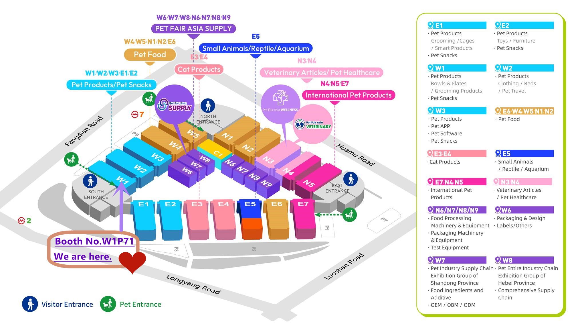 Pet Asia Fair 2024 Shanghai -- Booth No.W1P71