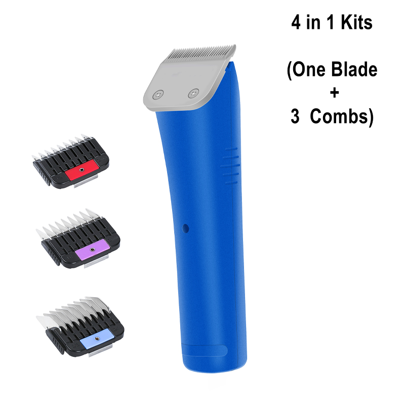Professional Grooming Clipper with one Blade and 3 Metal Combs