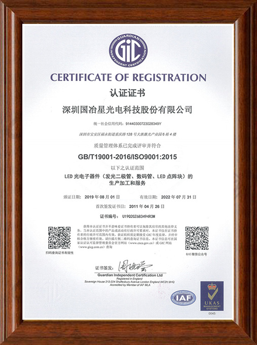 ISO-9001体系认证