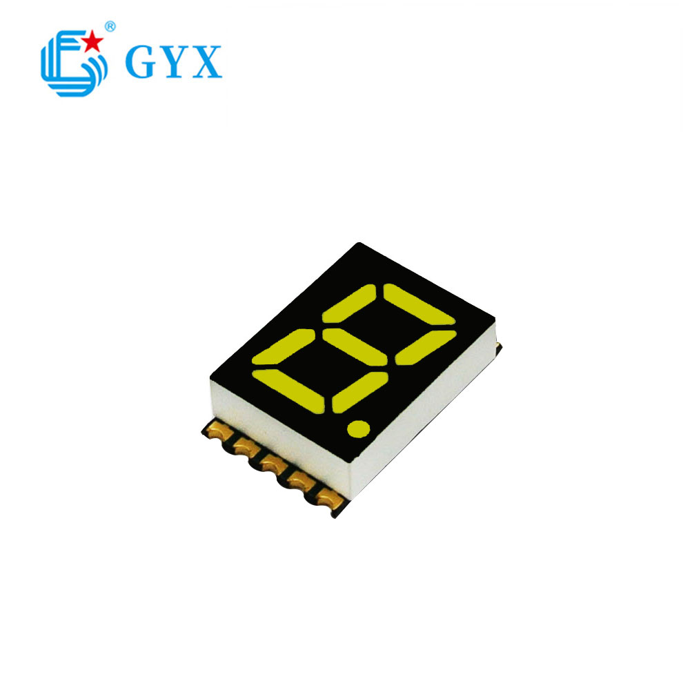 High Quality 1 Digit 7 Segment 0.5inch white LED Display GYXS-8W