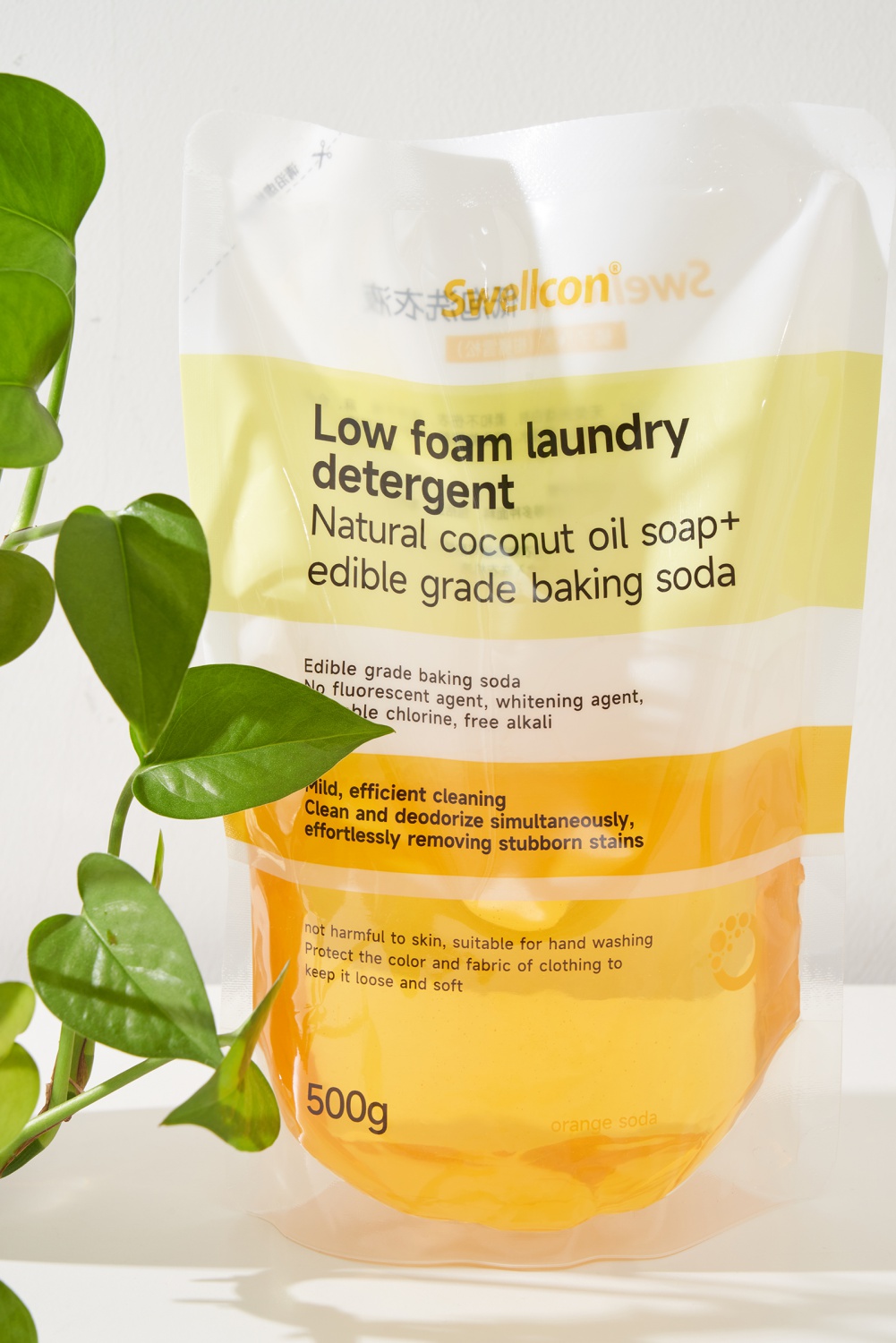 Swellcon低泡洗衣液500g橘子汽水