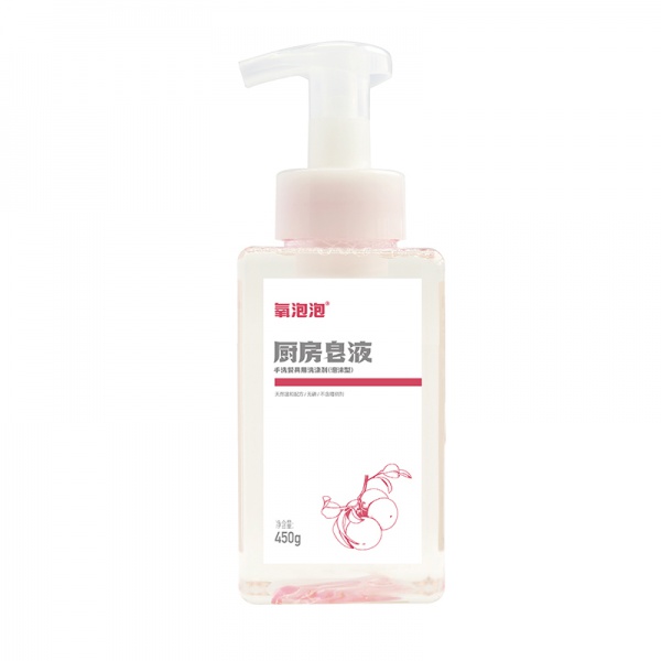 氧泡泡厨房皂液（手洗餐具用洗涤剂）泡沫型450g