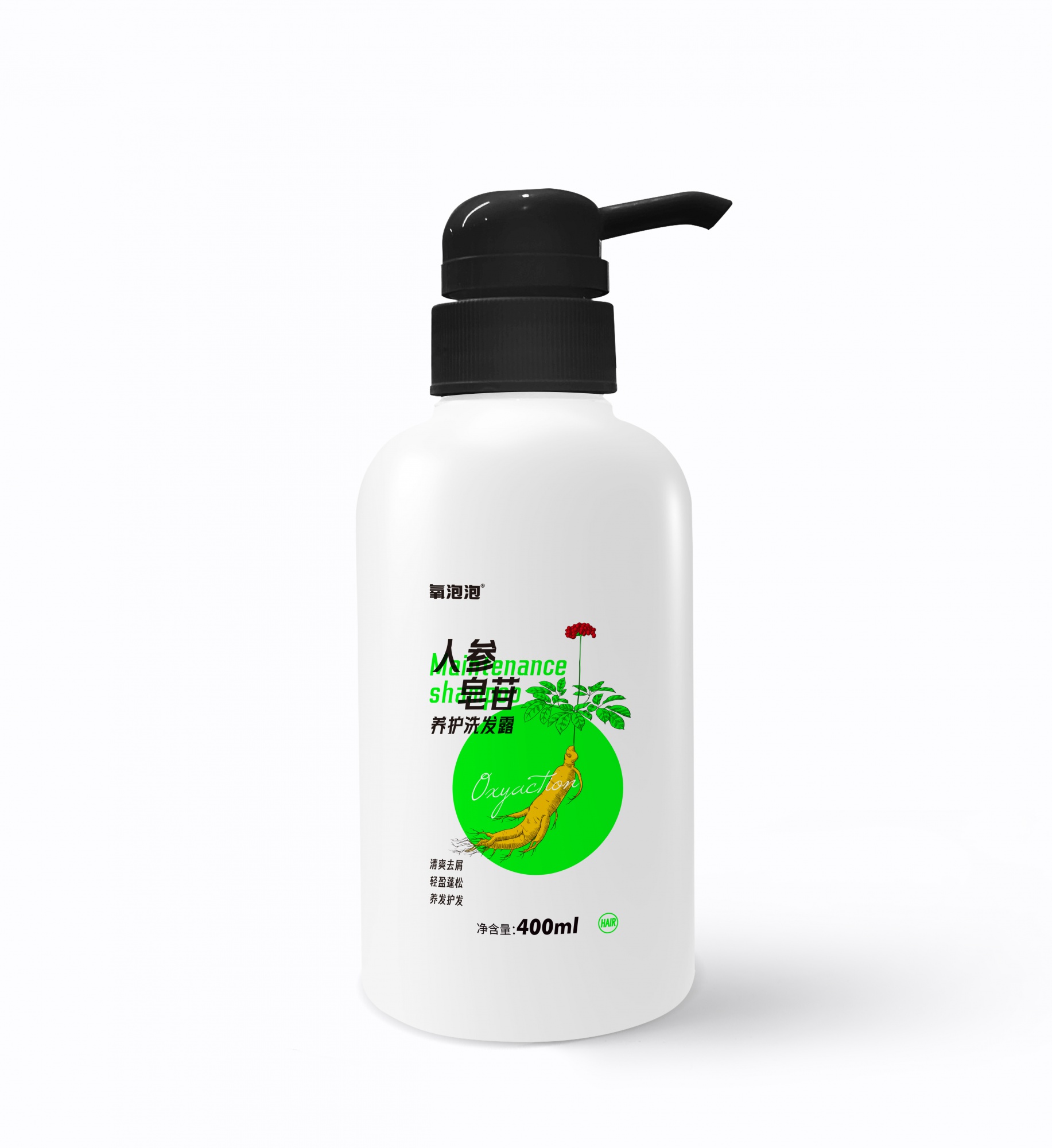 氧泡泡人参皂苷养护洗发露400ml