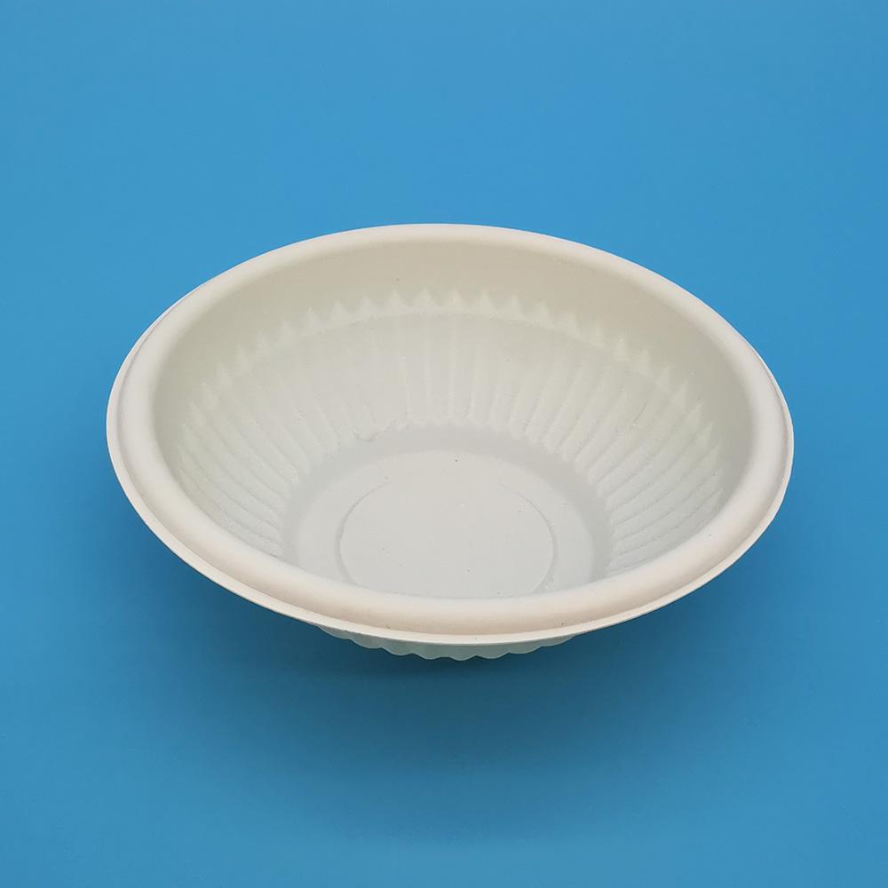 Corn starchs striped bowl