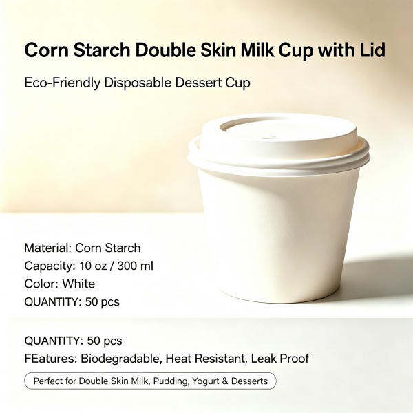 10oz Eco-Friendly Biodegradable Corn Starch Cup