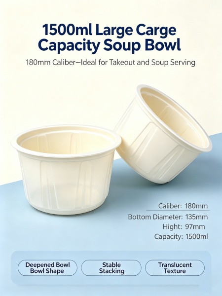 Corn starch noodle bowl 1500ml
