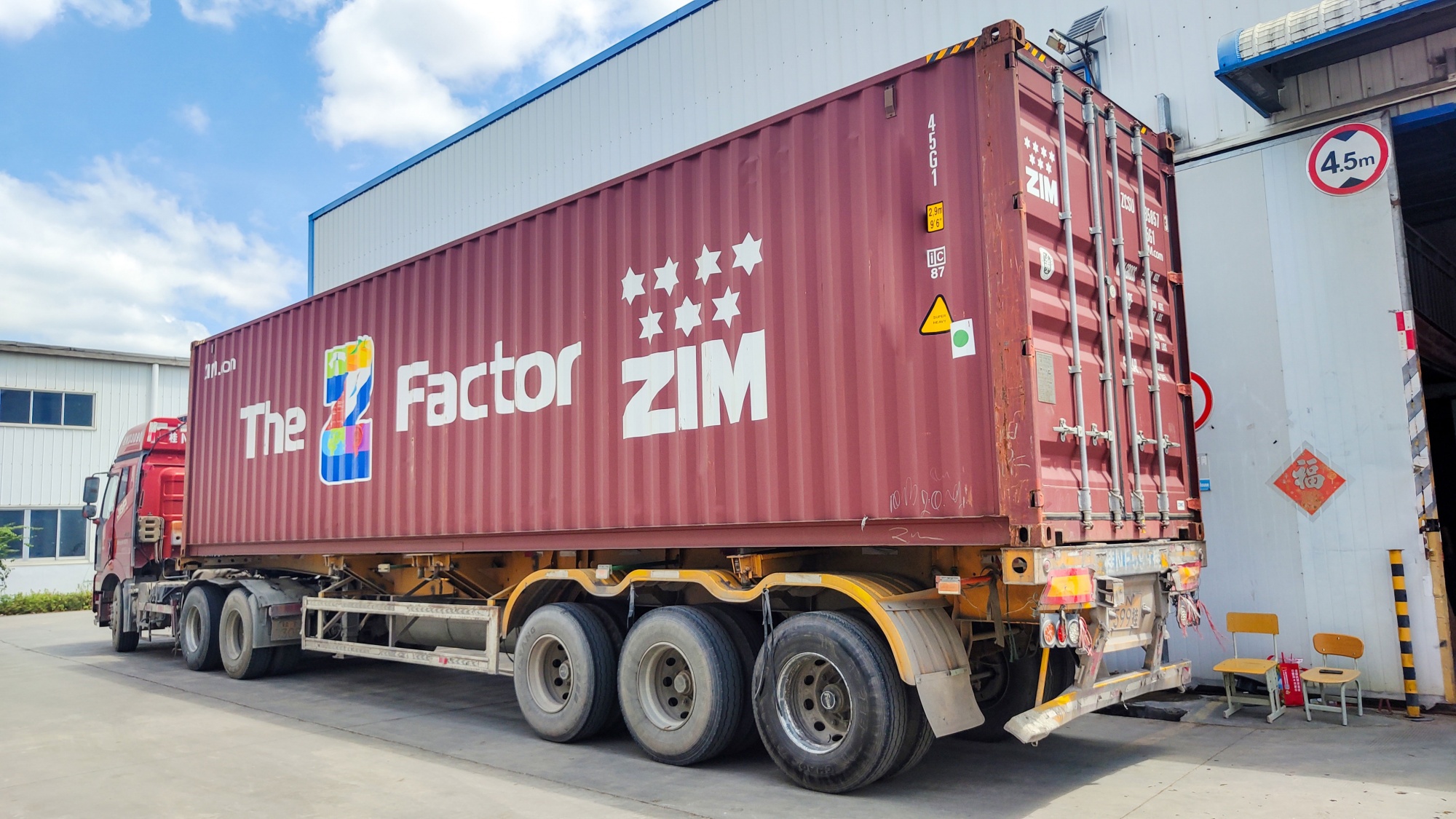 Loading a container