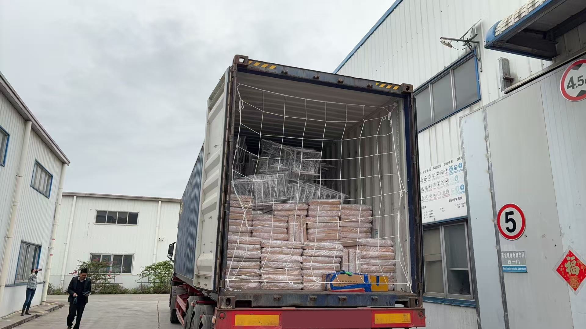 Loading a container