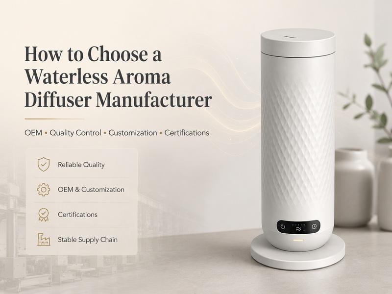 How to Choose a Waterless Aroma Diffuser Manufacturer for Your Brand