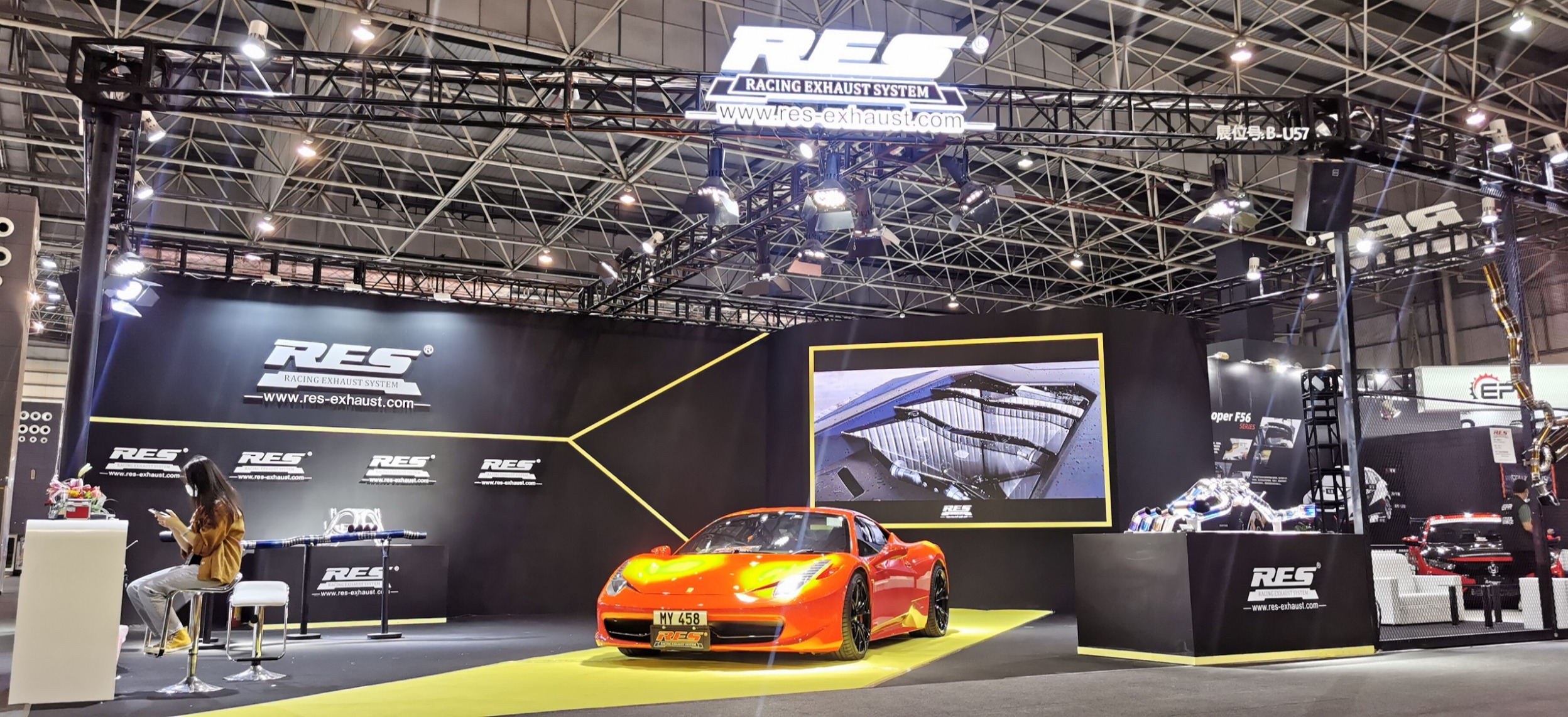 RES Racing高性能排气参加2020东莞AIT改装车展！