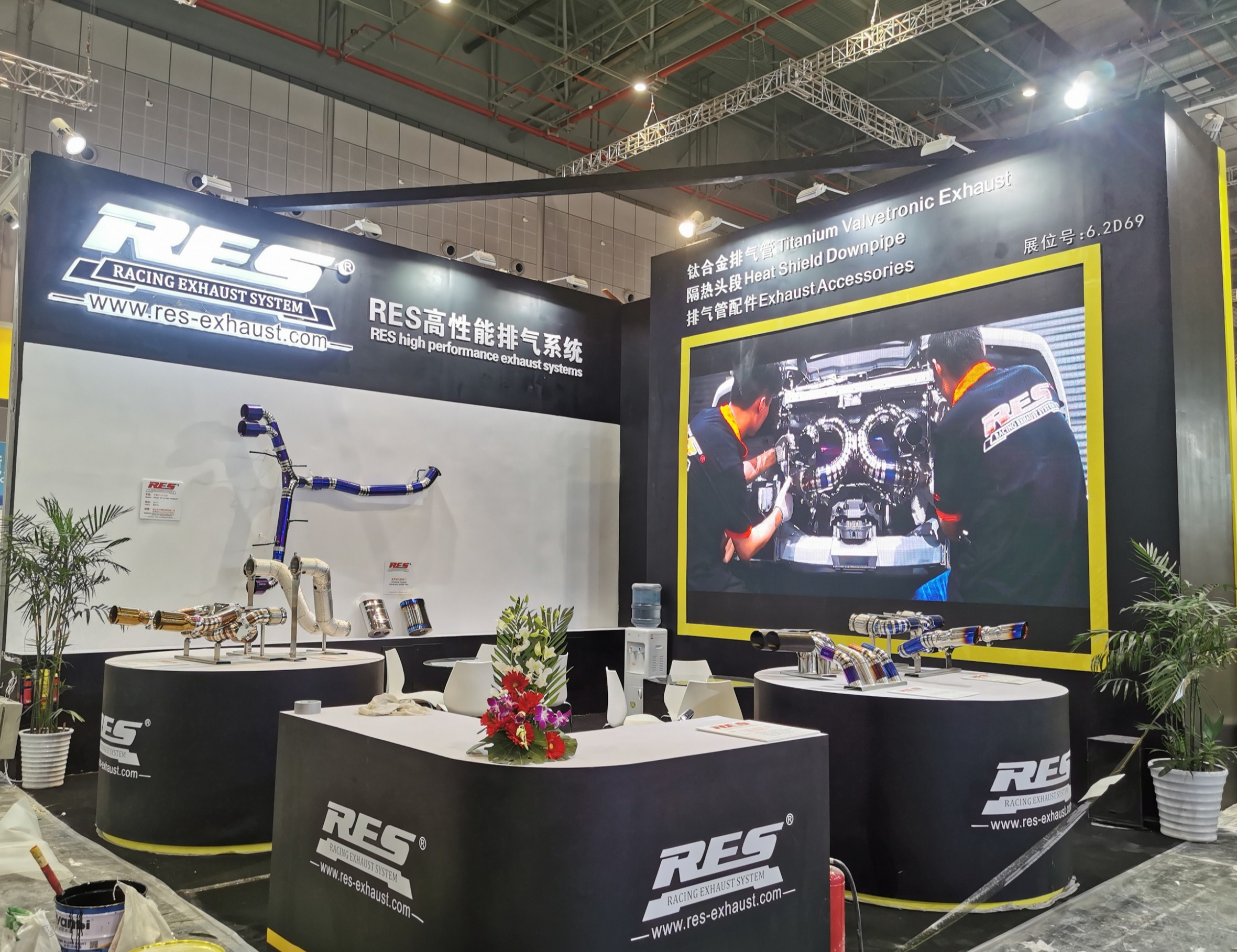 RES Racing高性能排气参加2019年上海法兰克福汽配展！