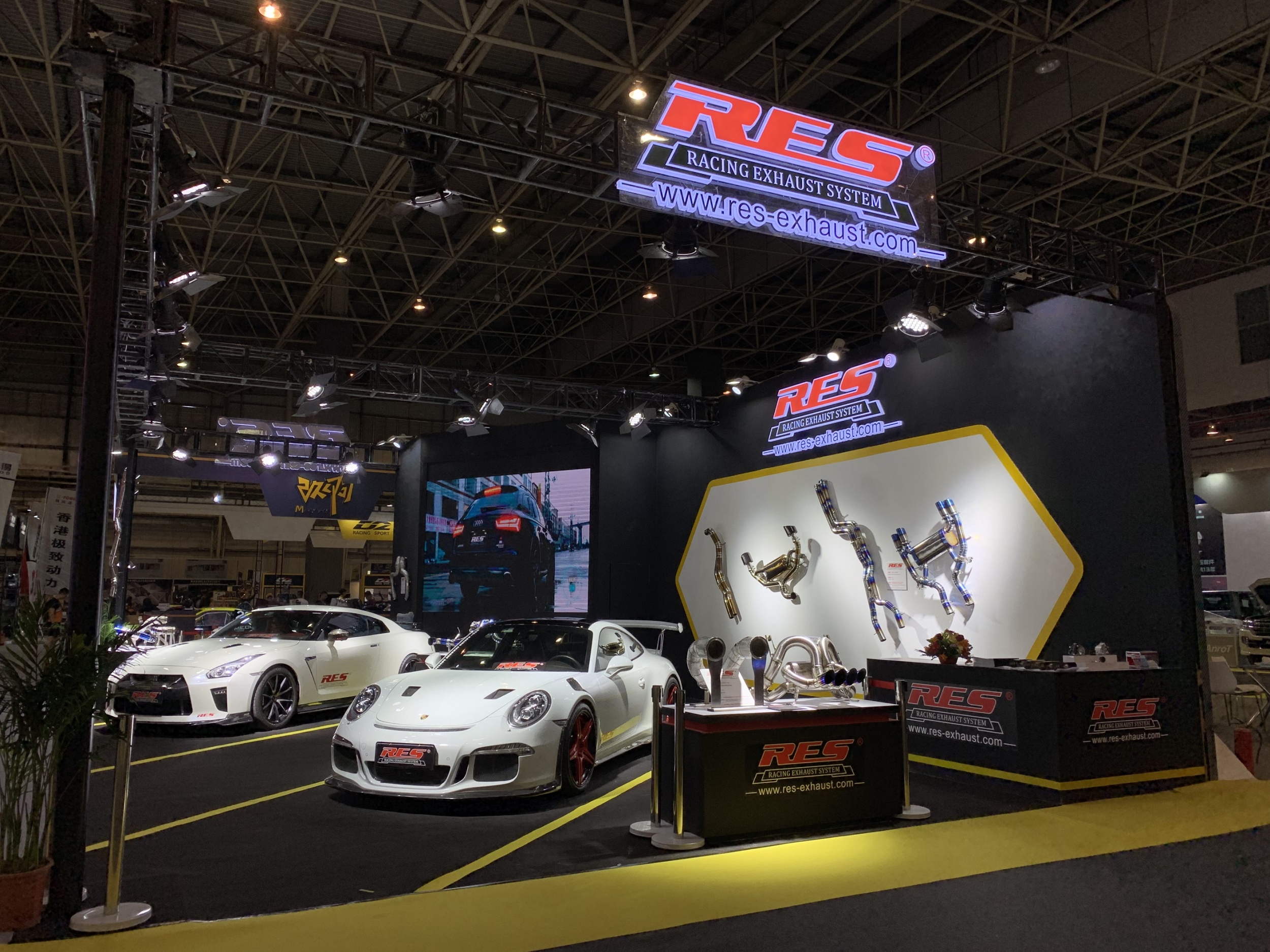 RES Racing高性能排气参加2019年广东东莞AIT改装车展！