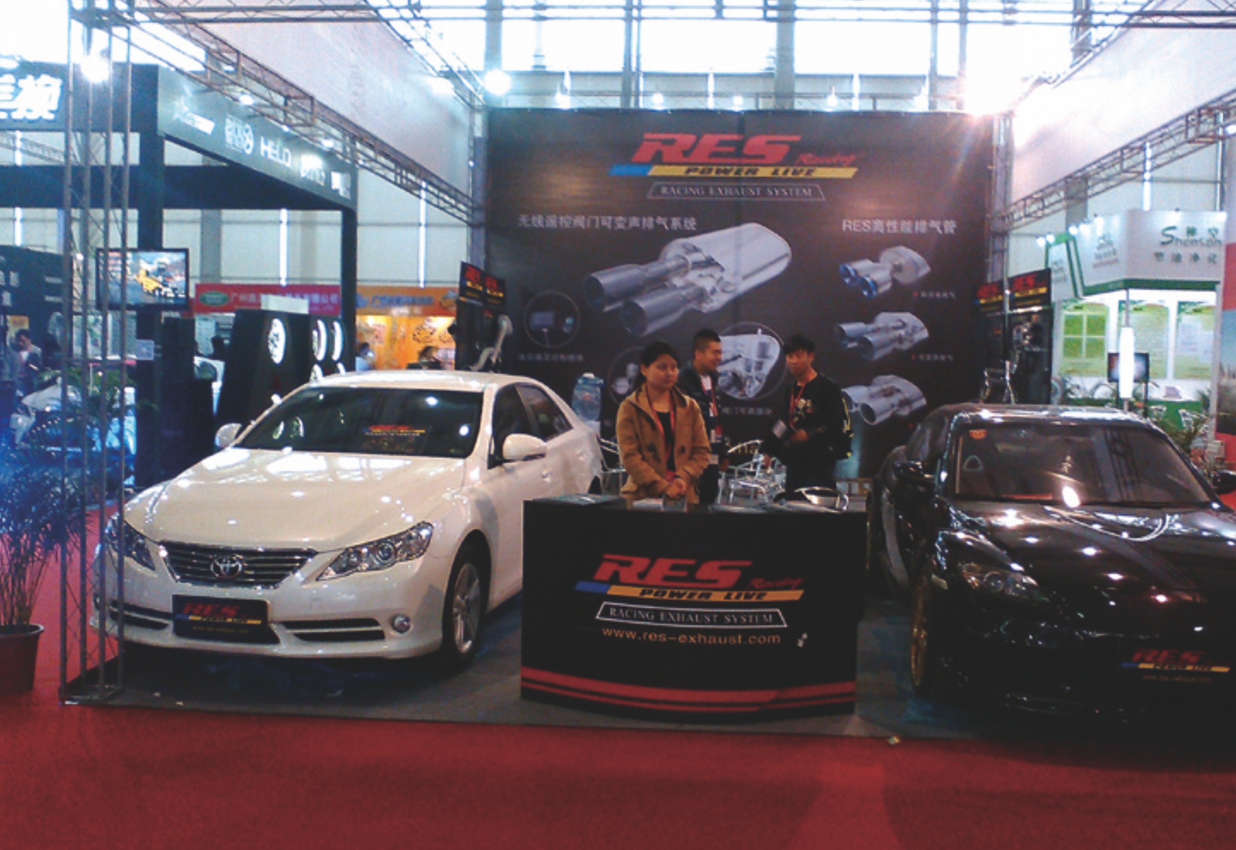 RES Racing高性能排气参加2014广州国际汽车改装展！