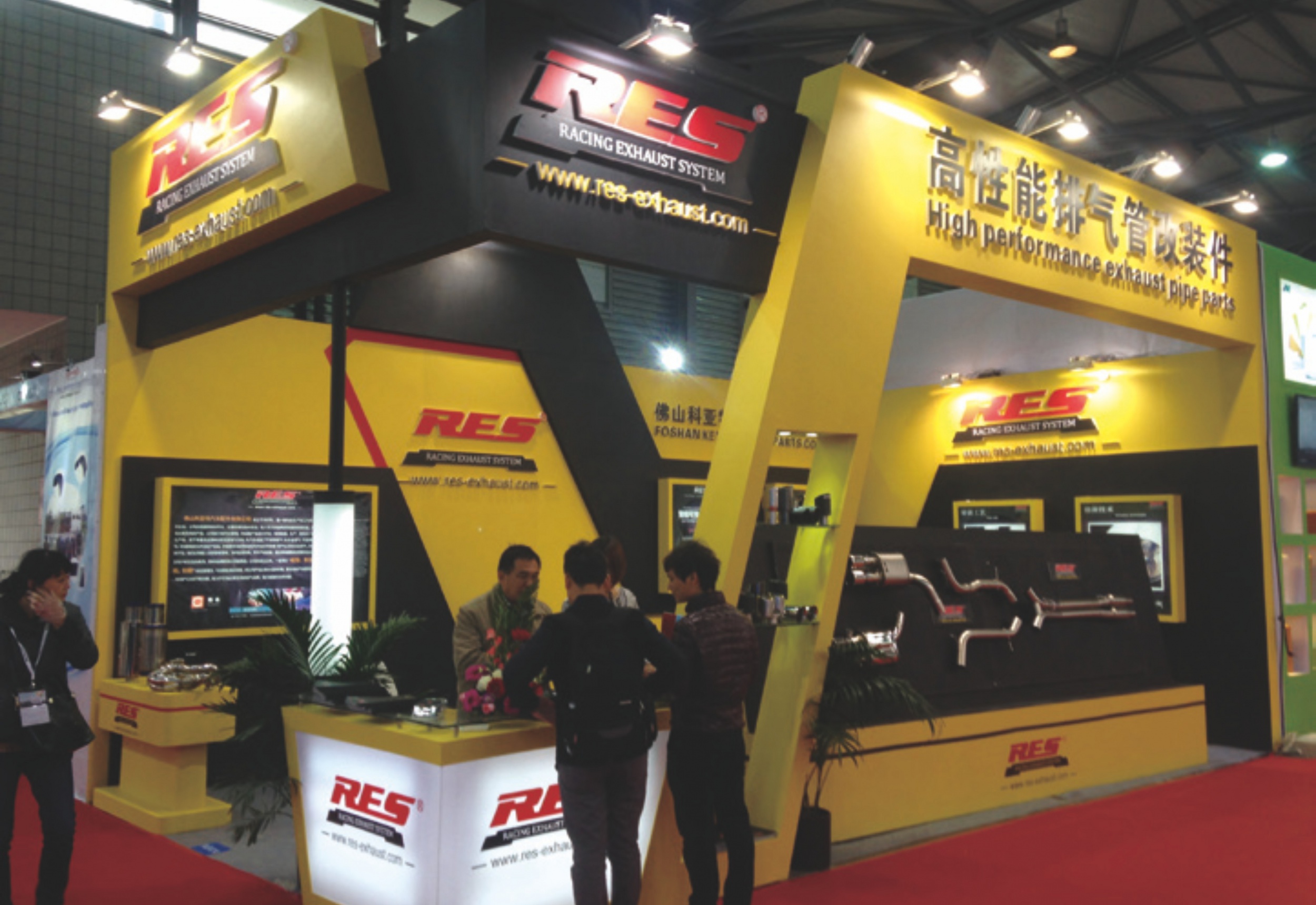 RES Racing高性能排气参加2015上海CAS改装车展！