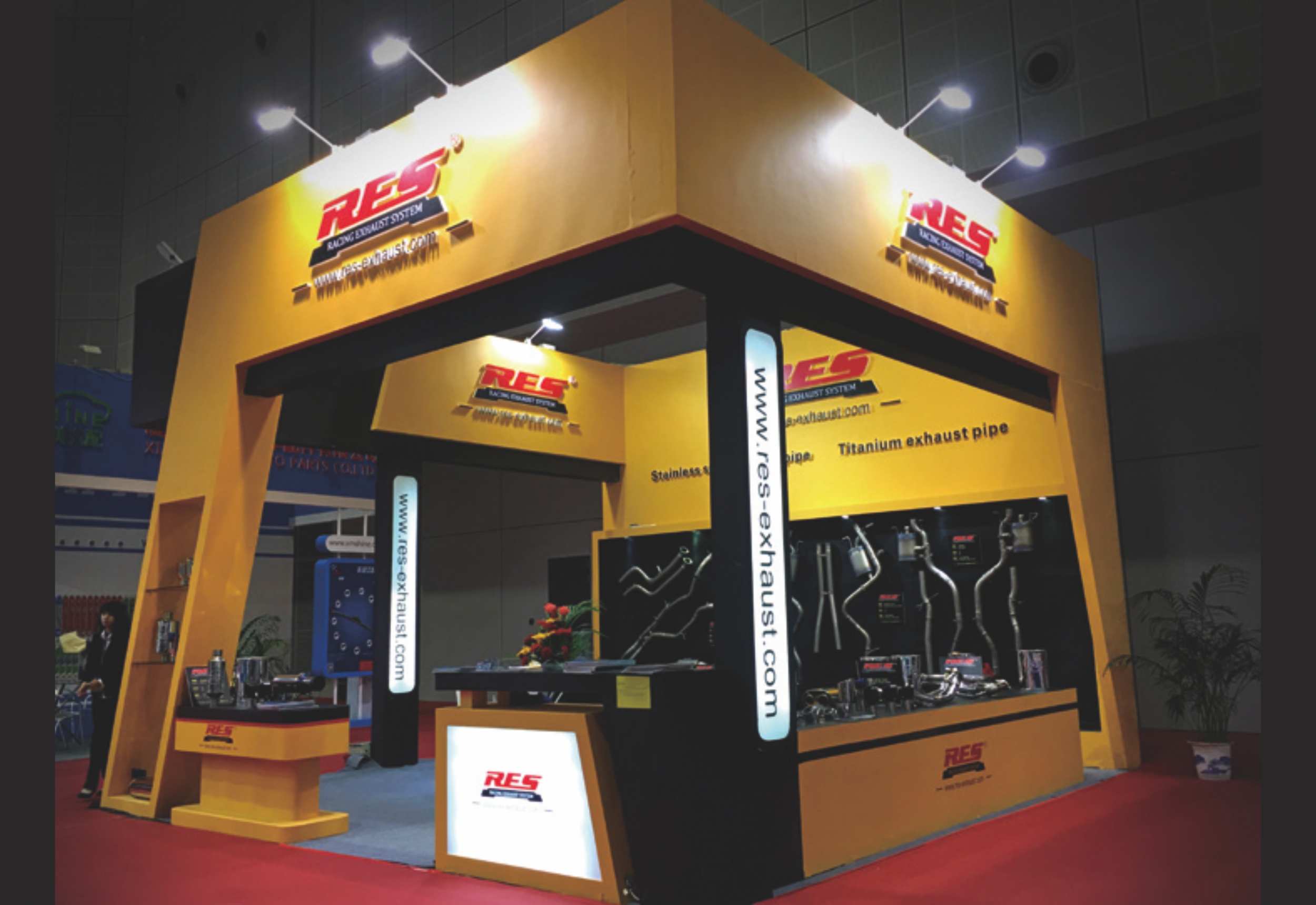 RES Racing高性能排气参加2014上海CAS改装车展！