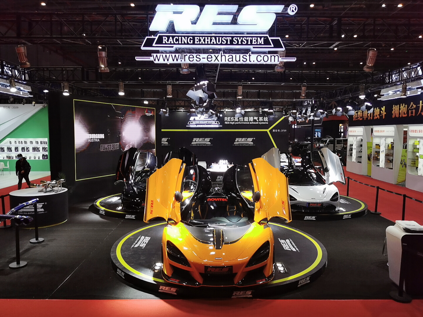 RES Racing 高性能排气参加 2017年上海CAS改装车展！！