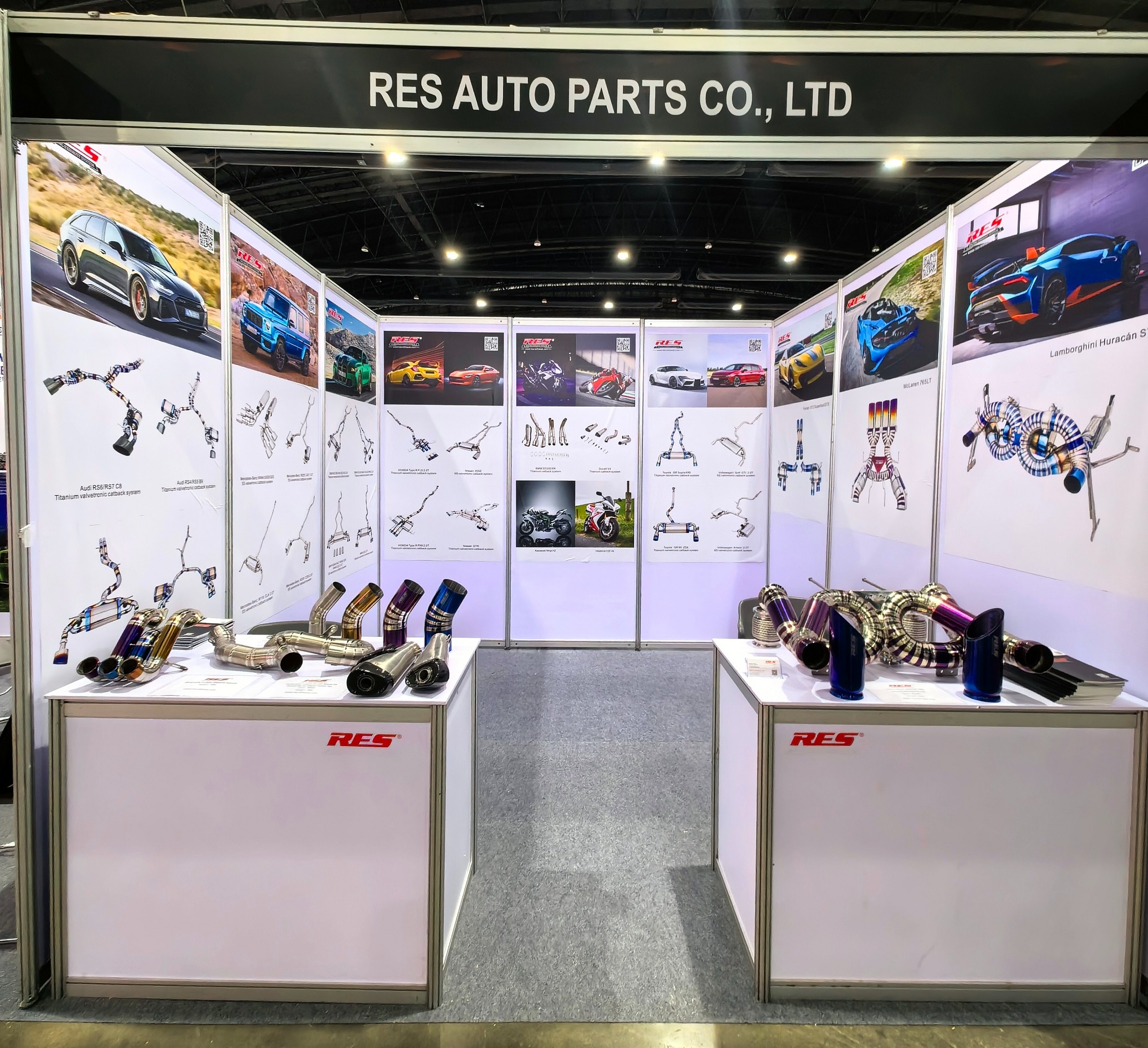 RES Racing高性能排气参加2024 泰国曼谷汽车改装展！