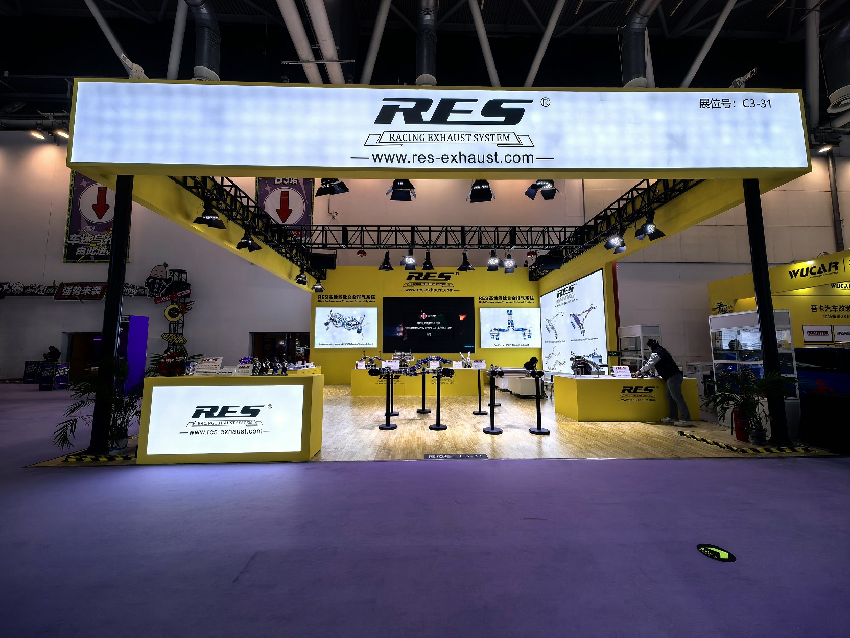 RES Racing高性能排气参加2025 苏州GT SHOW改装车展！
