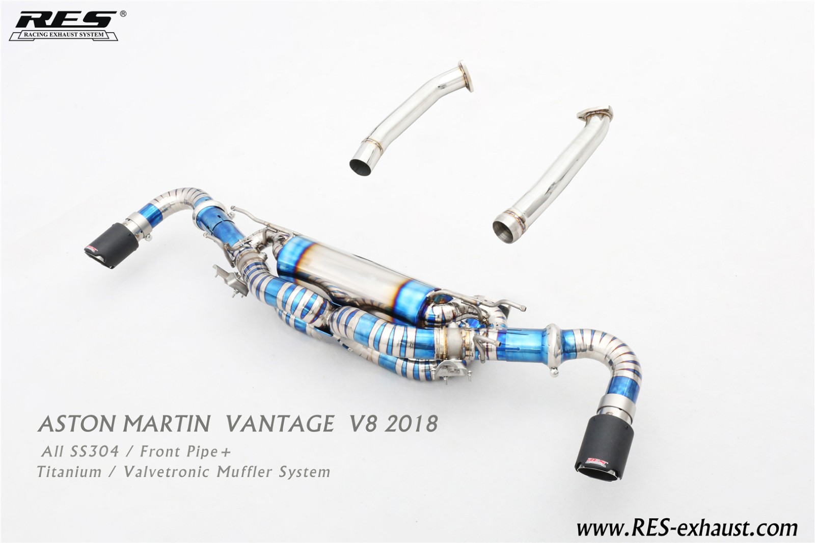 阿斯顿·马丁 Vantage S V8 前段 尾段钛合金