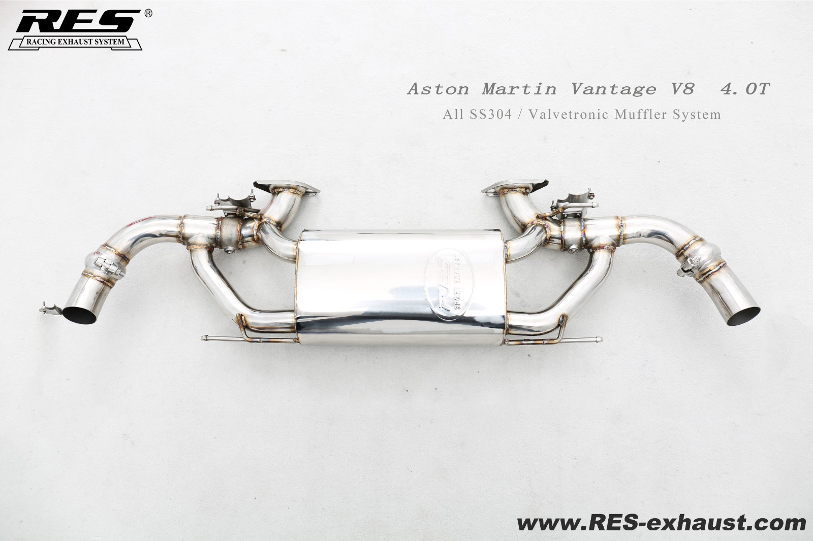 阿斯顿马丁Vantage V8 4.0T不锈钢尾段阀门