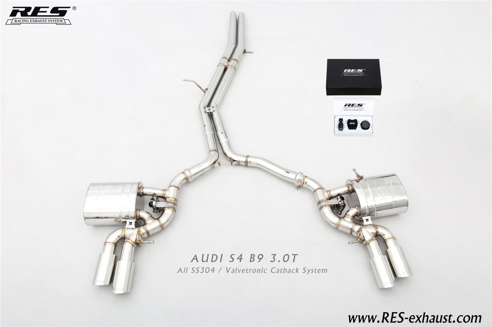 3.0T 中尾双边四出双阀门