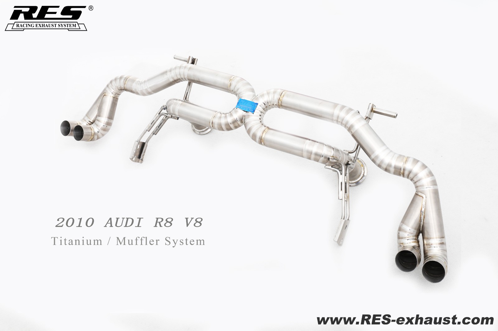 2010奥迪 R8 V8 4.2 钛合金 尾段直通