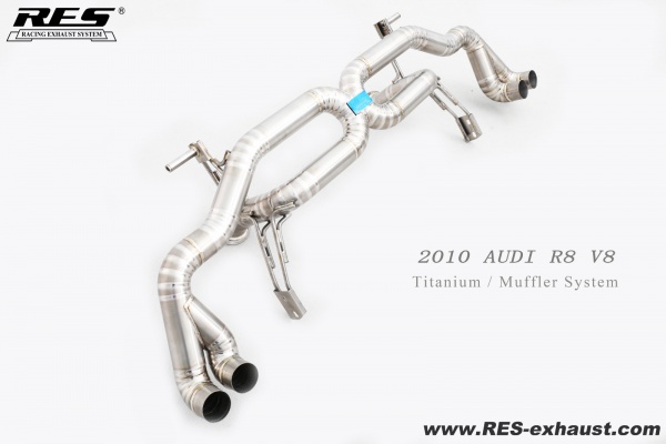 2010奥迪 R8 V8 4.2 钛合金 尾段直通