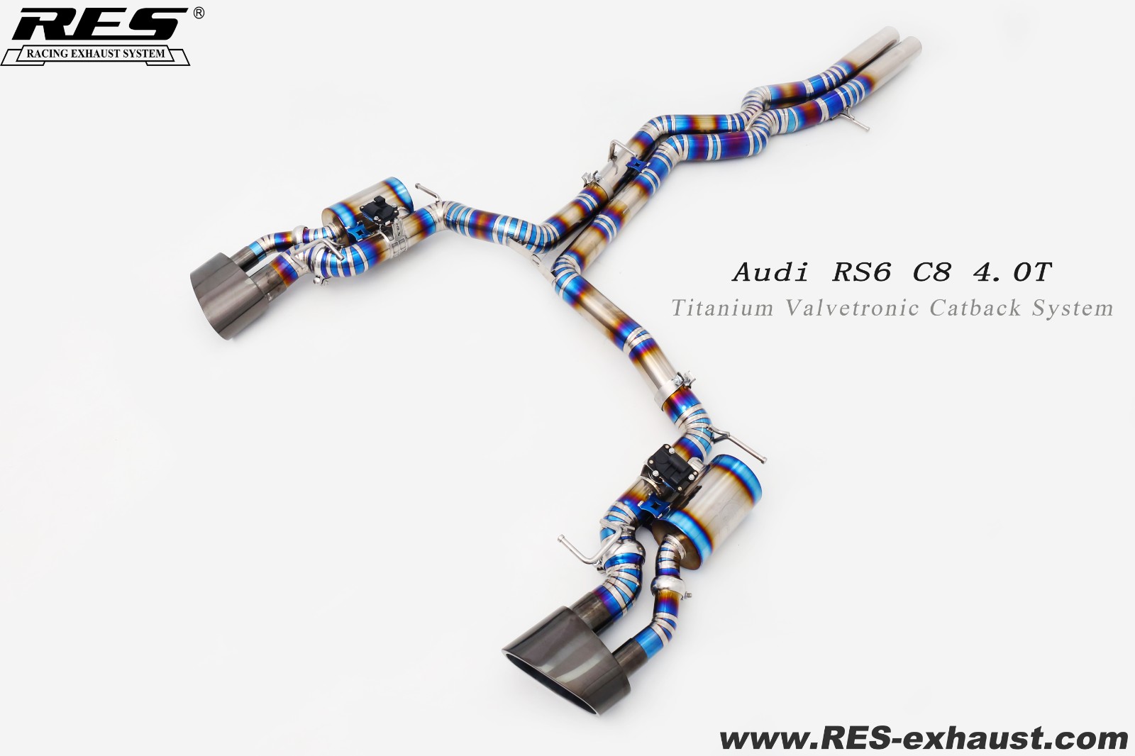 奥迪 RS6 C8 中尾段阀门钛合金