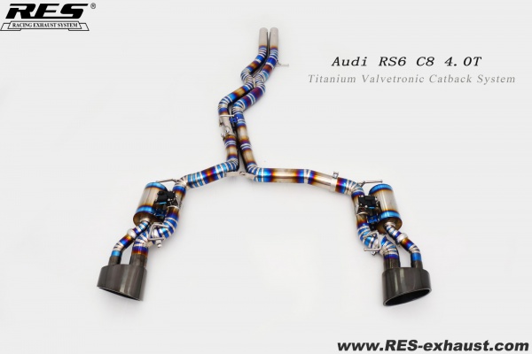 奥迪 RS6 C8 中尾段阀门钛合金