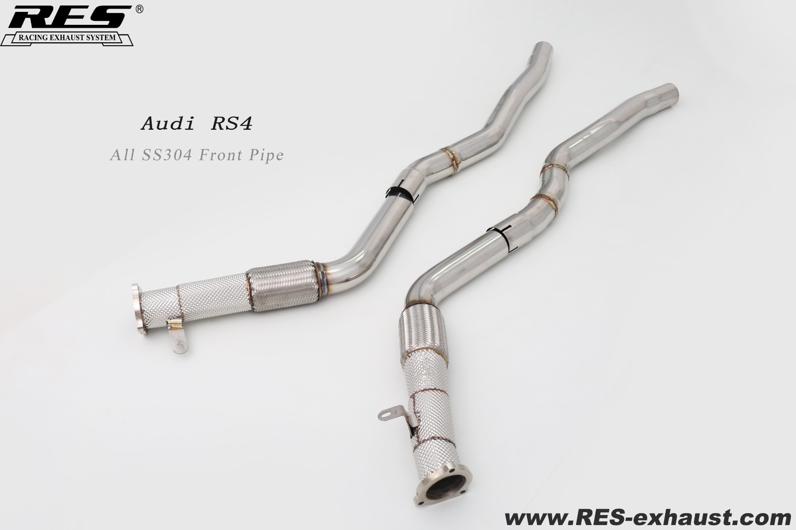 奥迪 RS4 前管