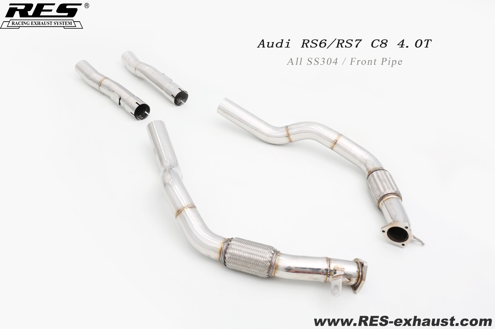 奥迪RS6 RS7 C8 4.0T 前段直通