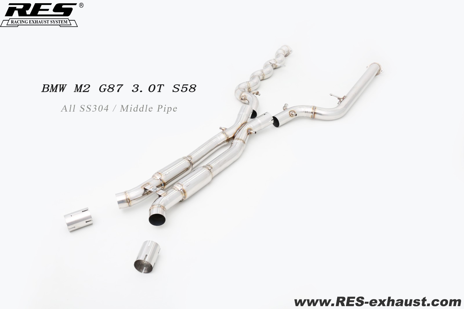 宝马M2 G87 3.0T 等长GPF中段