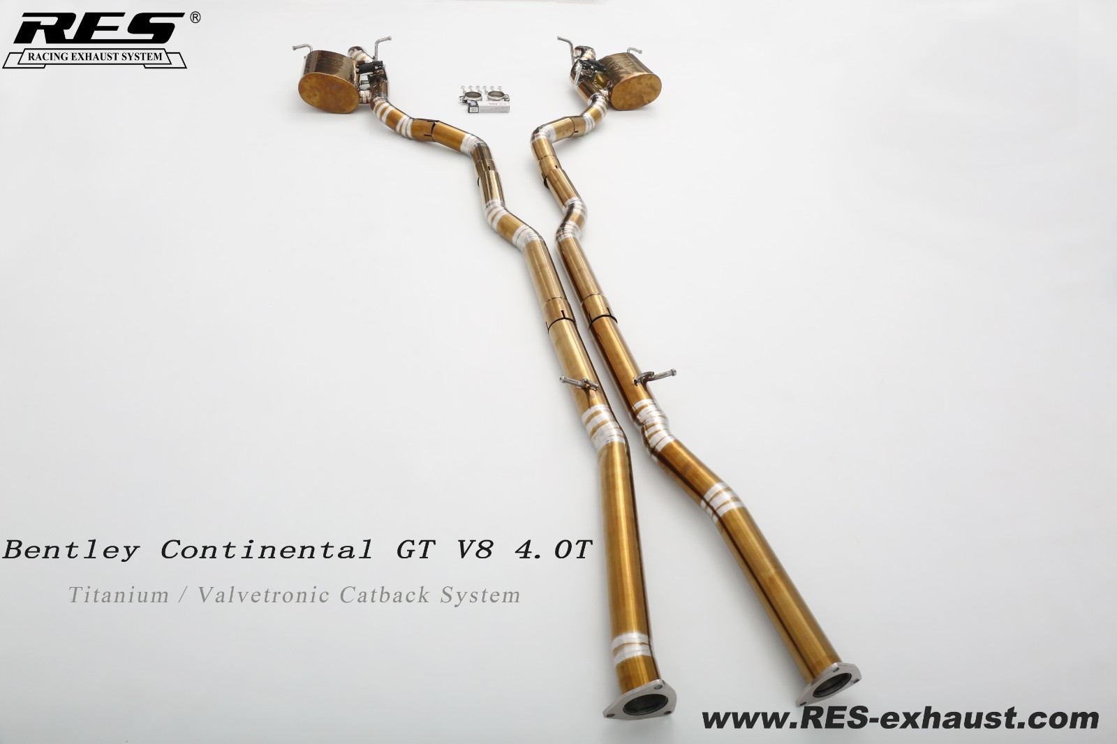 宾利欧陆 GT V8 4.0T 钛合金中尾段阀门