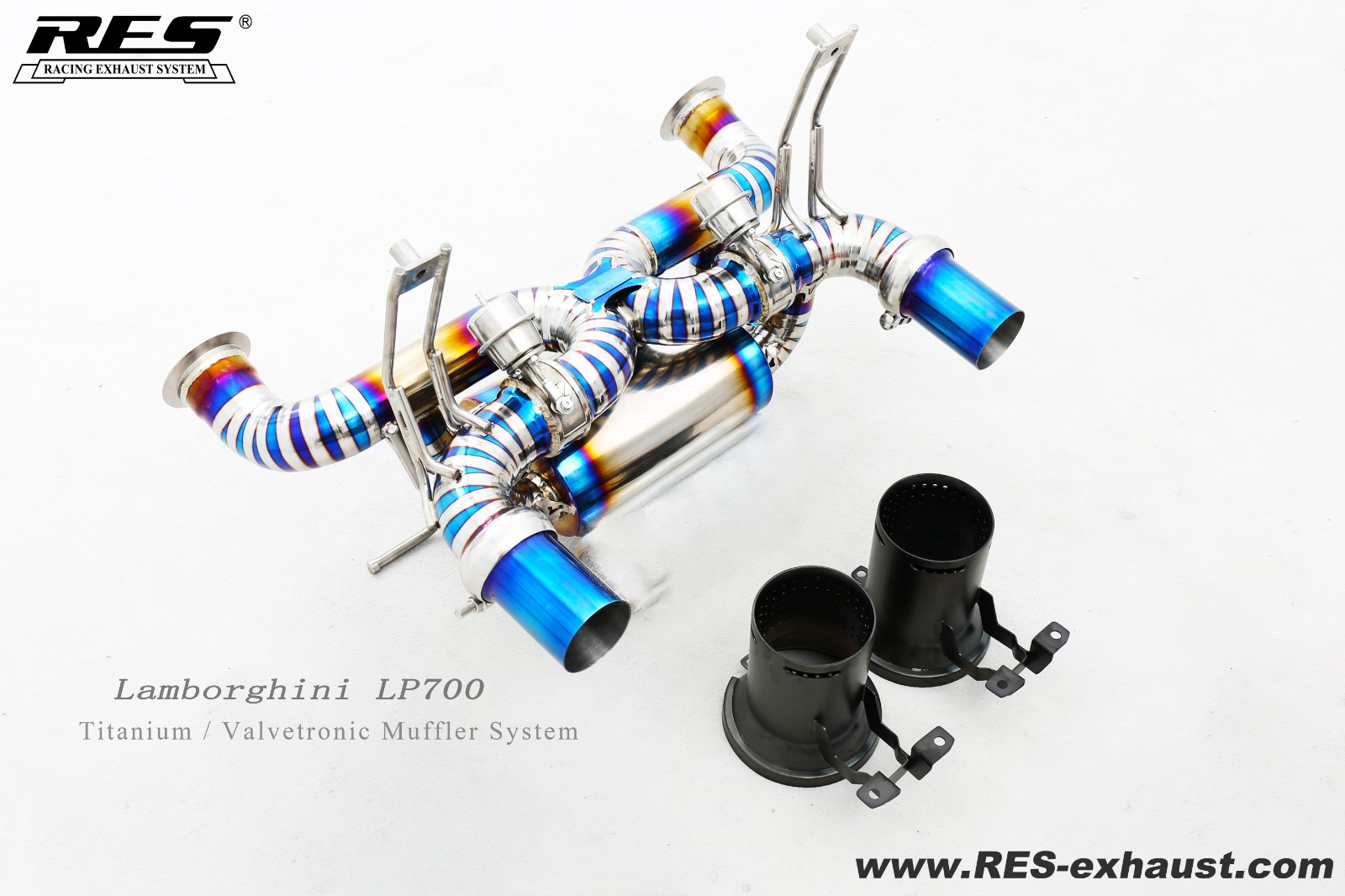 兰博基尼LP700钛合金尾段阀门