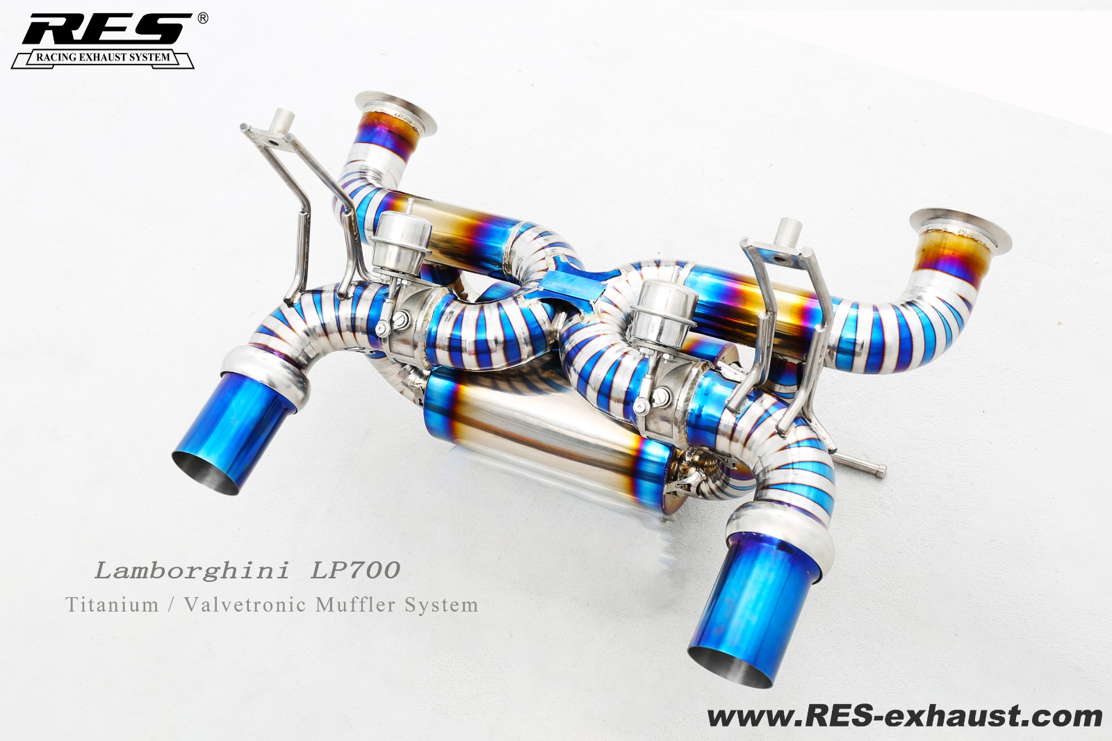 兰博基尼LP700钛合金尾段阀门