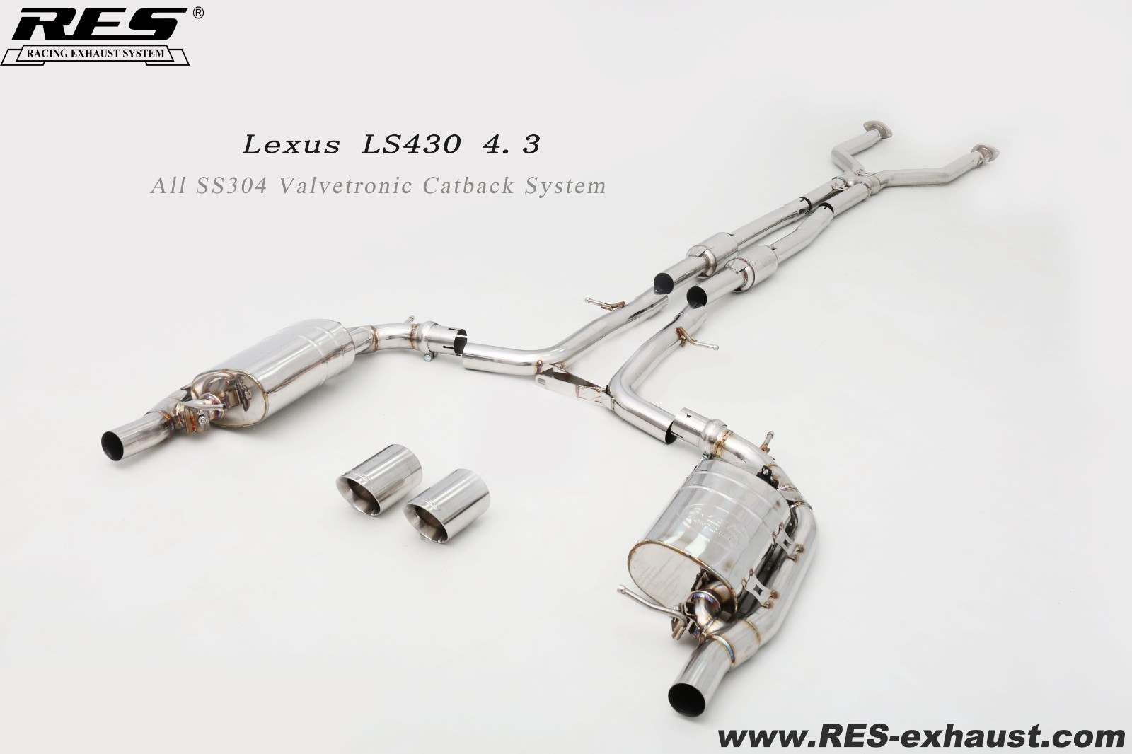 雷克萨斯LS430 2006 中尾段双边单出带阀门