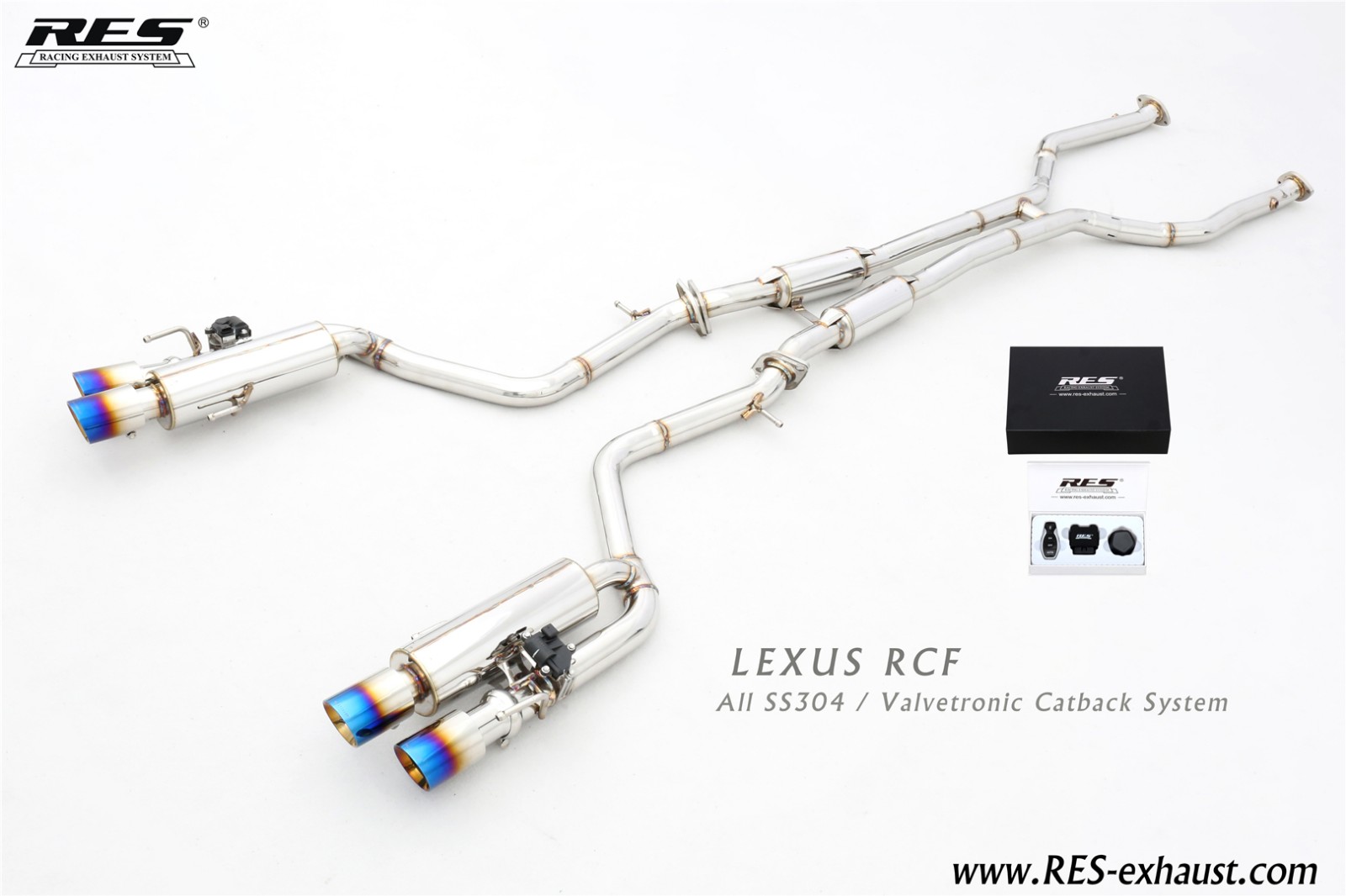 RCF 中尾四出阀门 蓝嘴