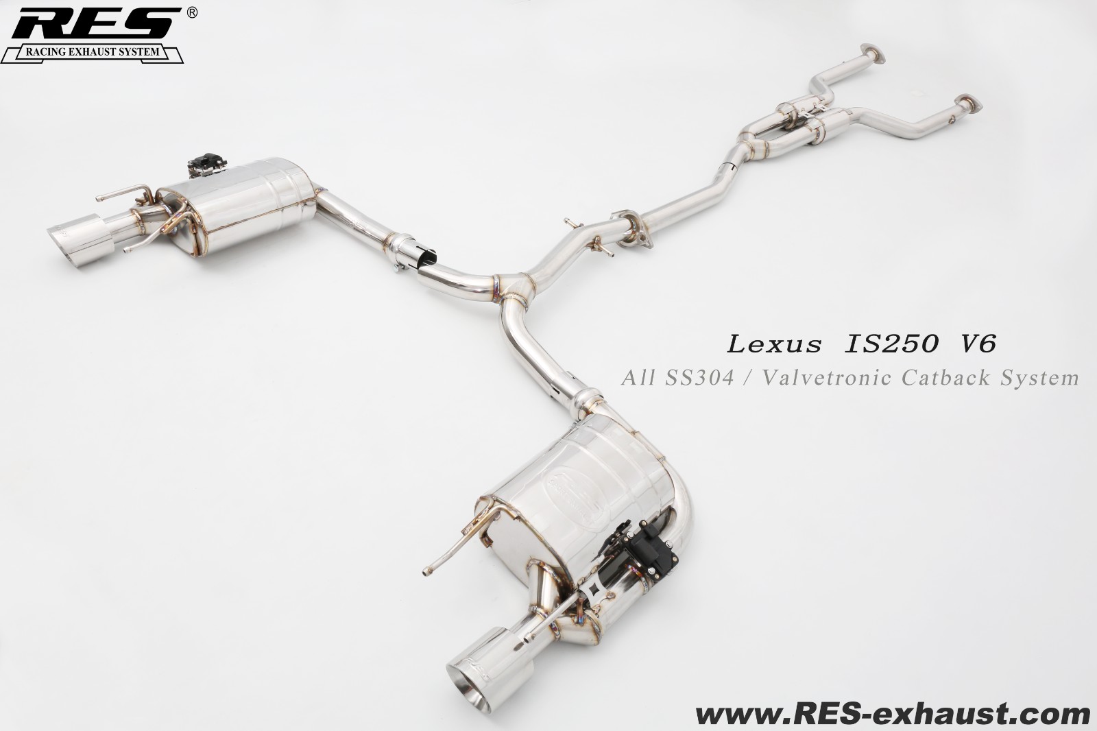 雷克萨斯 IS250 V6 中尾段阀门