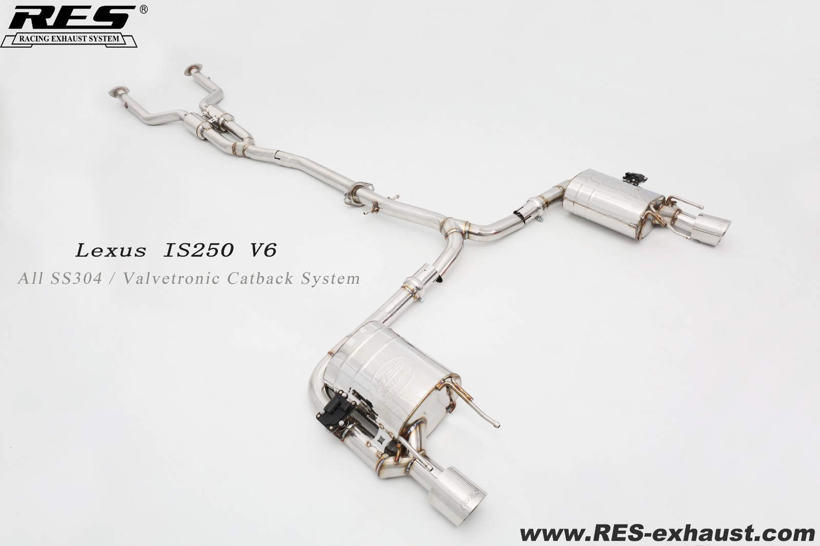 雷克萨斯 IS250 V6 中尾段阀门