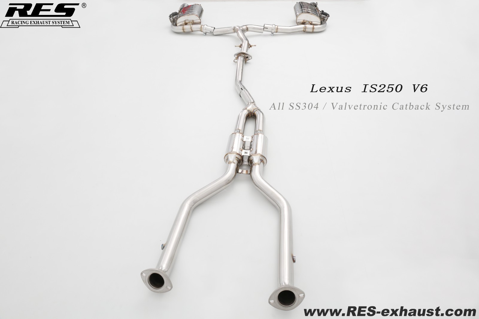 雷克萨斯 IS250 V6 中尾段阀门