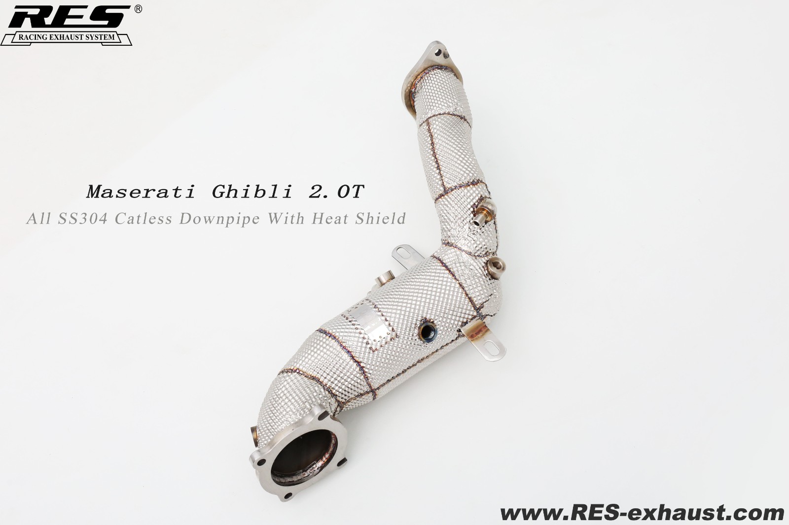 玛莎拉蒂 吉博力 2.0T 隔热头段直通