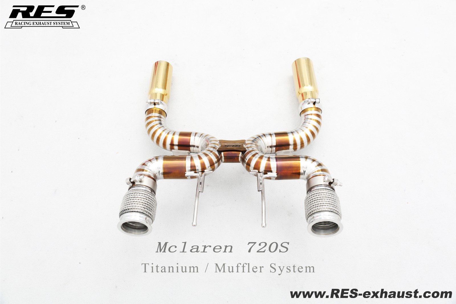 迈凯伦720S 钛合金竞技尾段排气