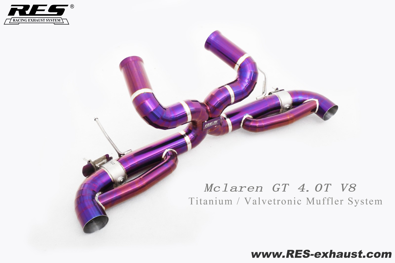 迈凯伦 GT 4.0T V8 钛合金竞技尾段排气