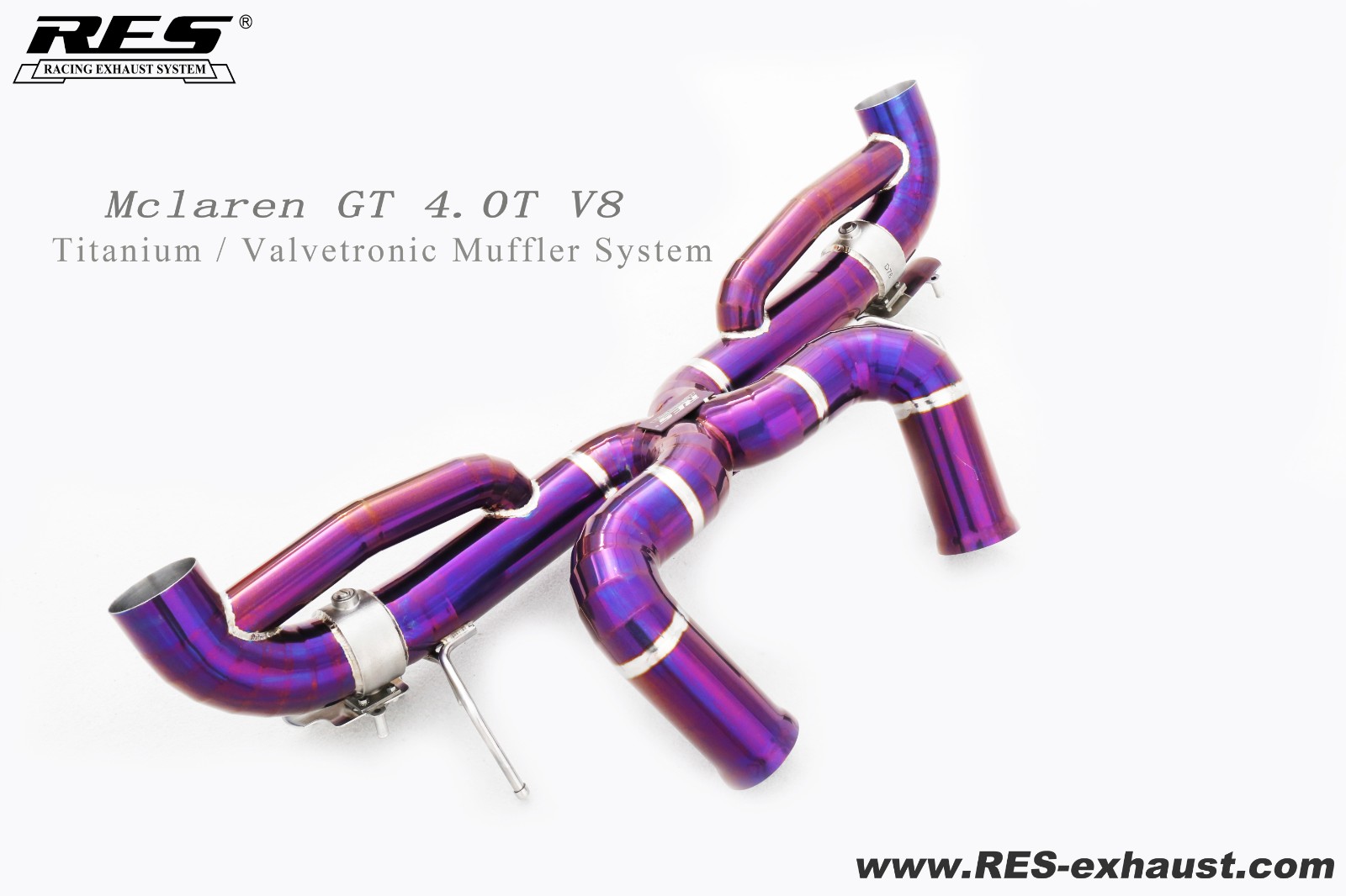 迈凯伦 GT 4.0T V8 钛合金竞技尾段排气