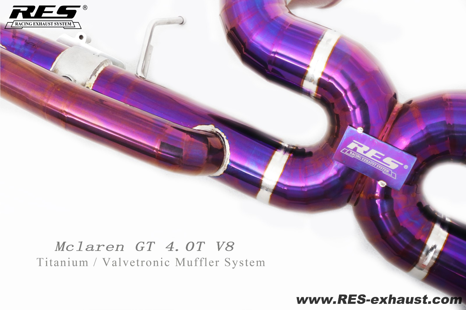 迈凯伦 GT 4.0T V8 钛合金竞技尾段排气