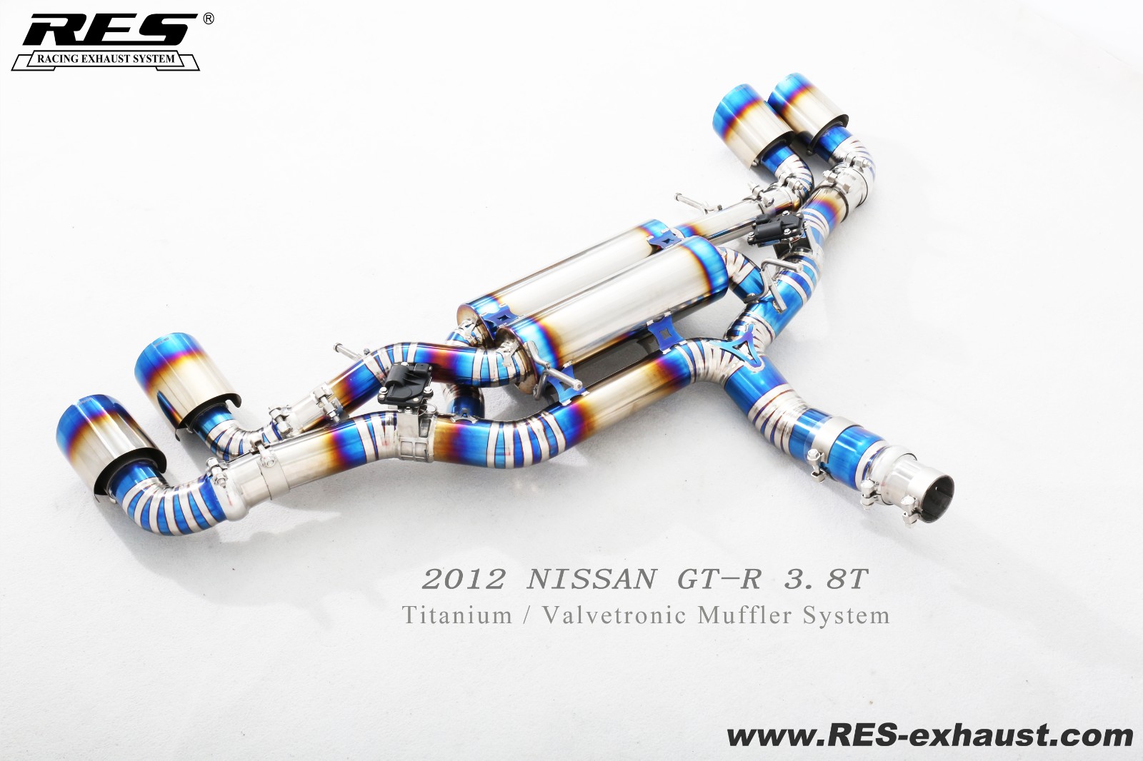 2012年日产GTR 3.8T 钛合金尾段阀门
