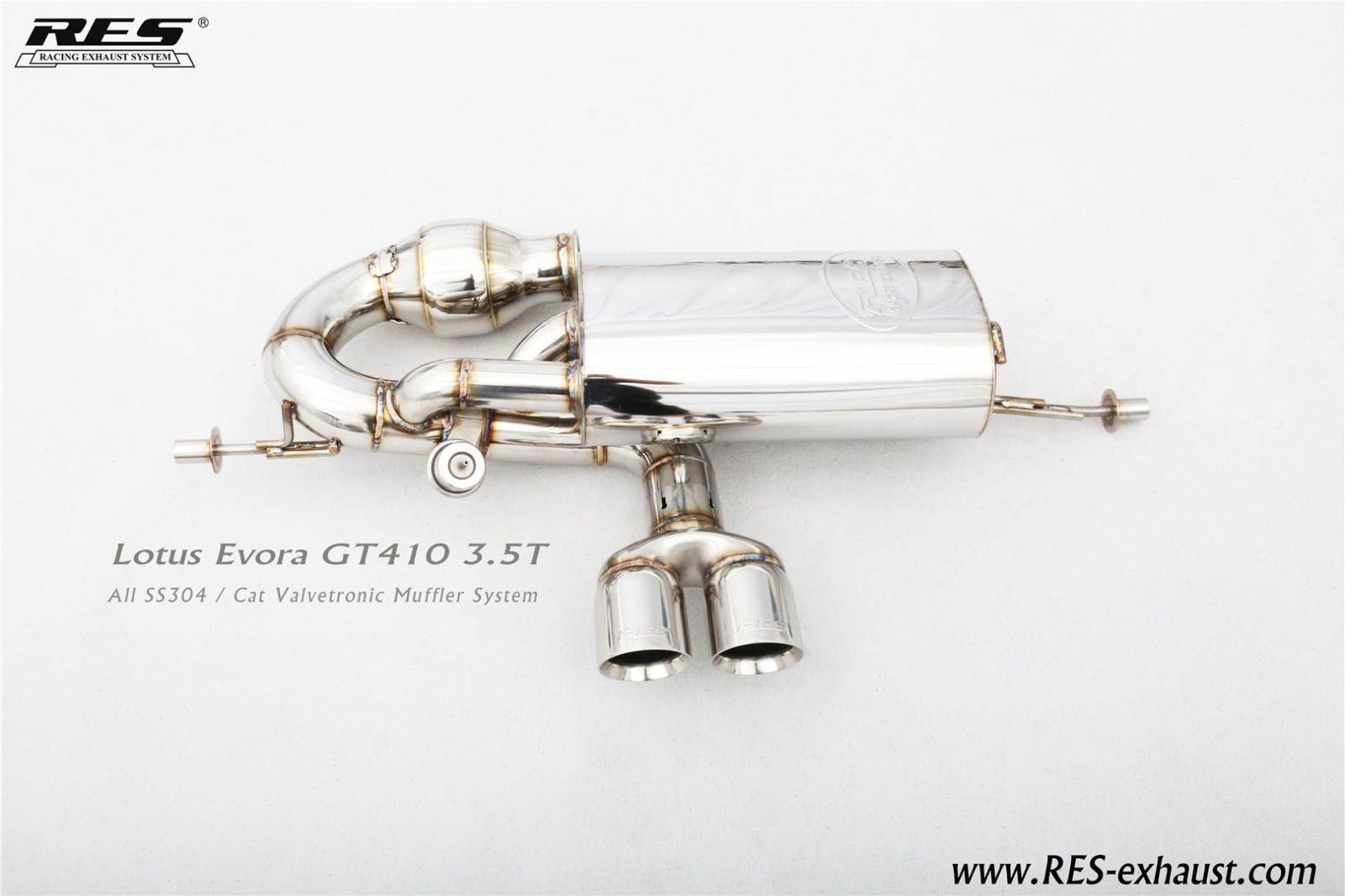19款 GT410 3.5T 带三元尾段中出 适配原厂阀门