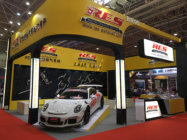 RES Racing High Performance Exhaustions Participate in the 15th China (Wuhan) International Auto Upgrades & Modification Exhibition (UTS)