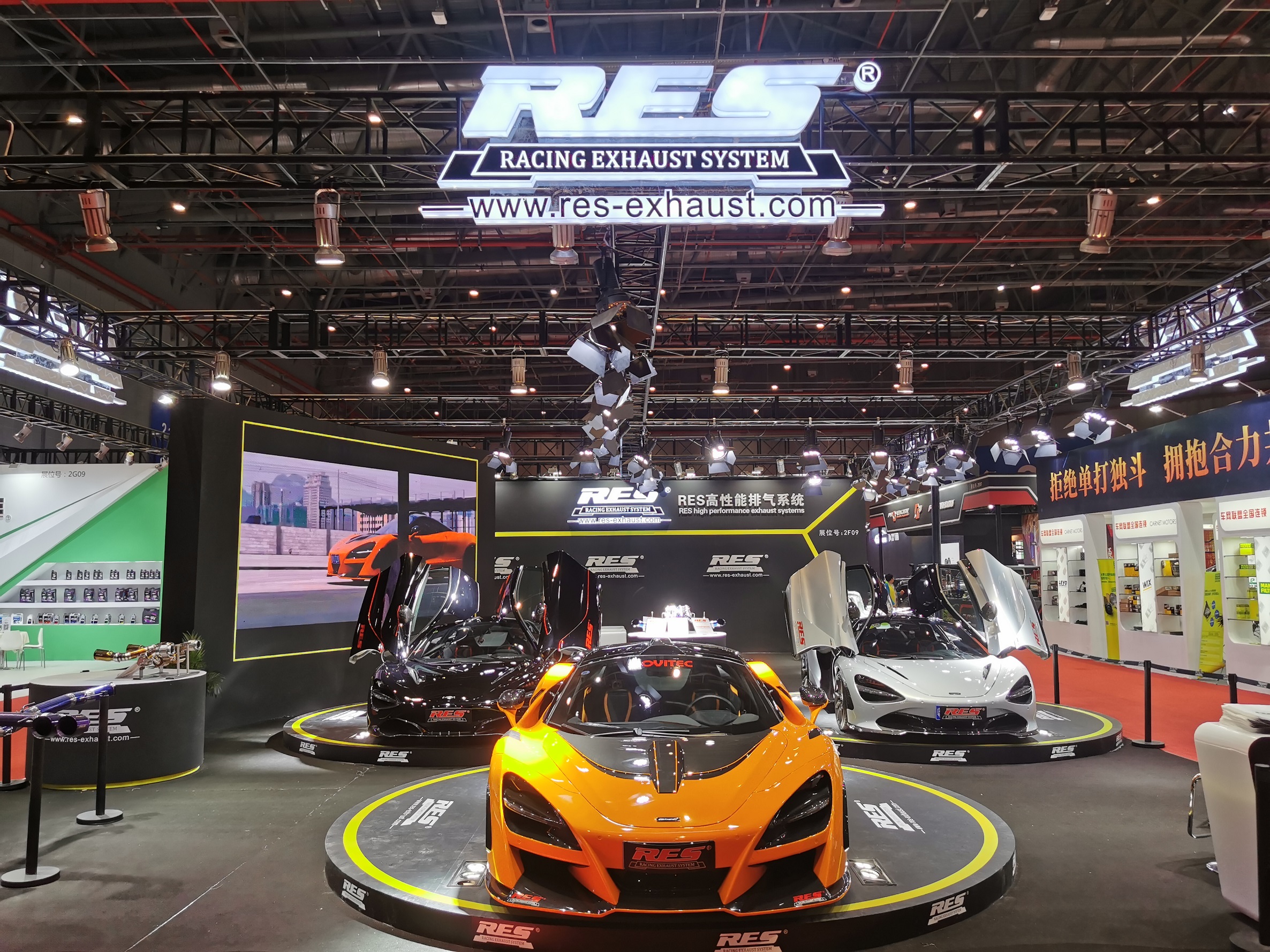 RES Racing High Performance Exhaust at the 9th Shanghai Ruili CAS Tuning Car Show